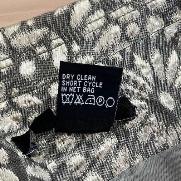 ETCETERA Metallic Floral Jacquard Blazer Jacket in Silver & Grey, Size‎ 8 - Picture 12 of 12